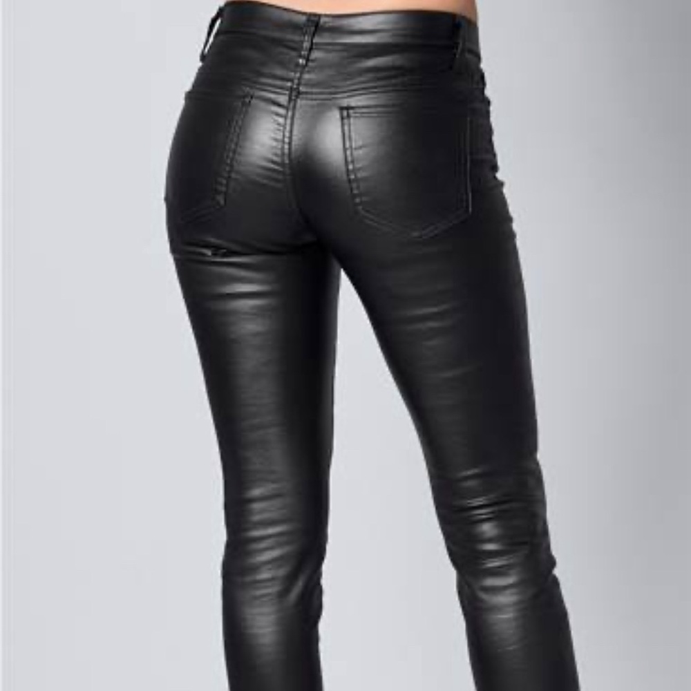 Venus faux leather 5 pocket pants size 10